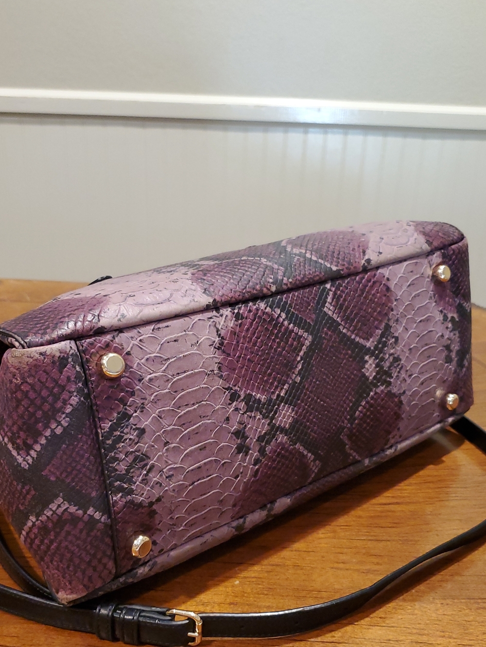 Coach Python Embossed Morgan Satchel - Picture 5 of 16